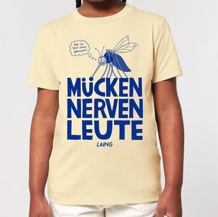 Produktbild für Kindershirts - Mücken nerven Leute 20€